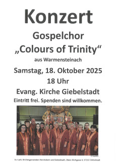 Konzert am 18. Oktober 2025