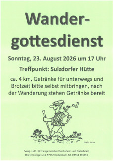Wandergottesdienst 23.08.2026