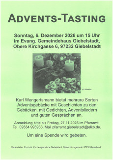 Advents-Tasting 06.12.26